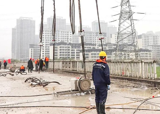 郭巷大桥老桥主桥拆除